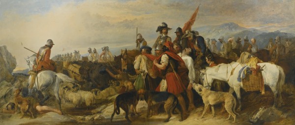 A war scene by Richard Ansdell